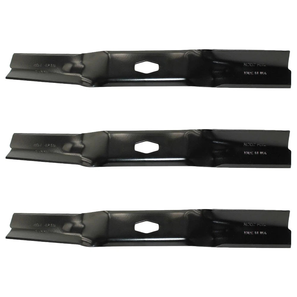 3 Mower Blades for MTD Cub Cadet 54" Diamond CH