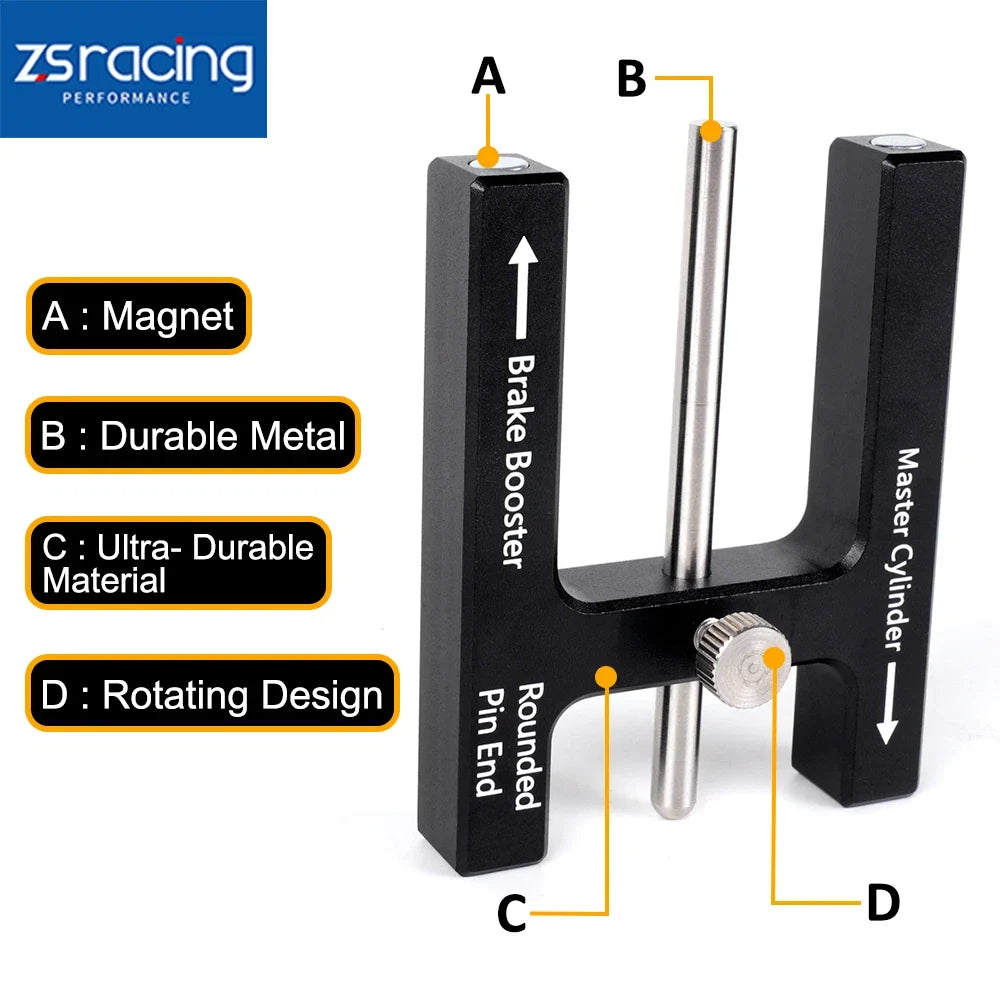 Master Cylinder Push Rod Length Gauge for Brake Booster Adjustment Tool