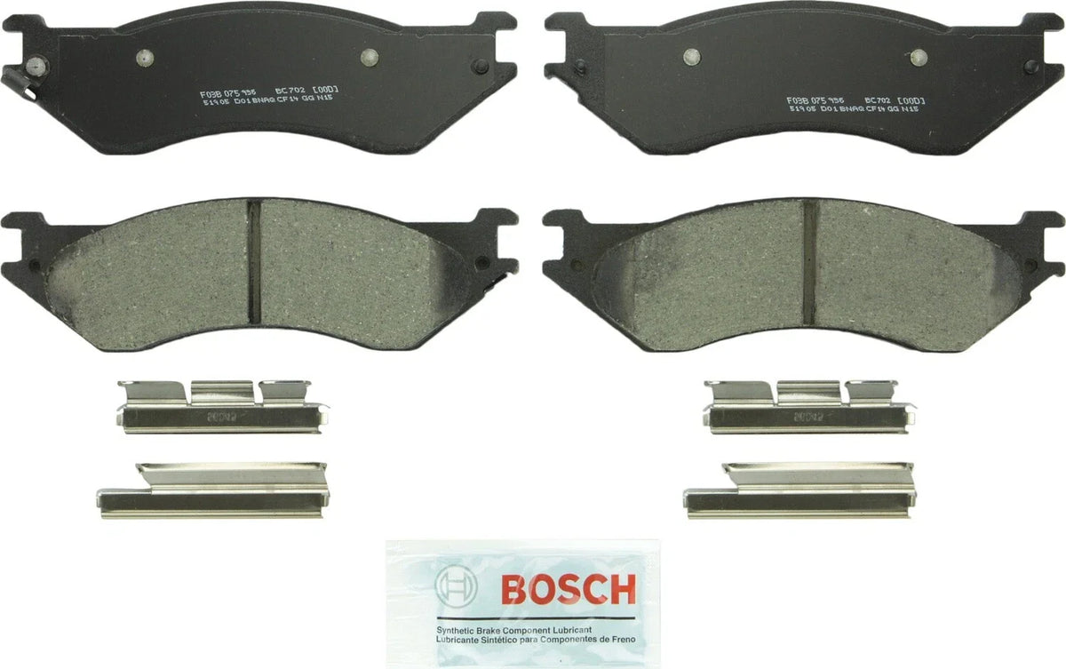 Bosch QuietCast Ceramic Brake Pads with Hardware for