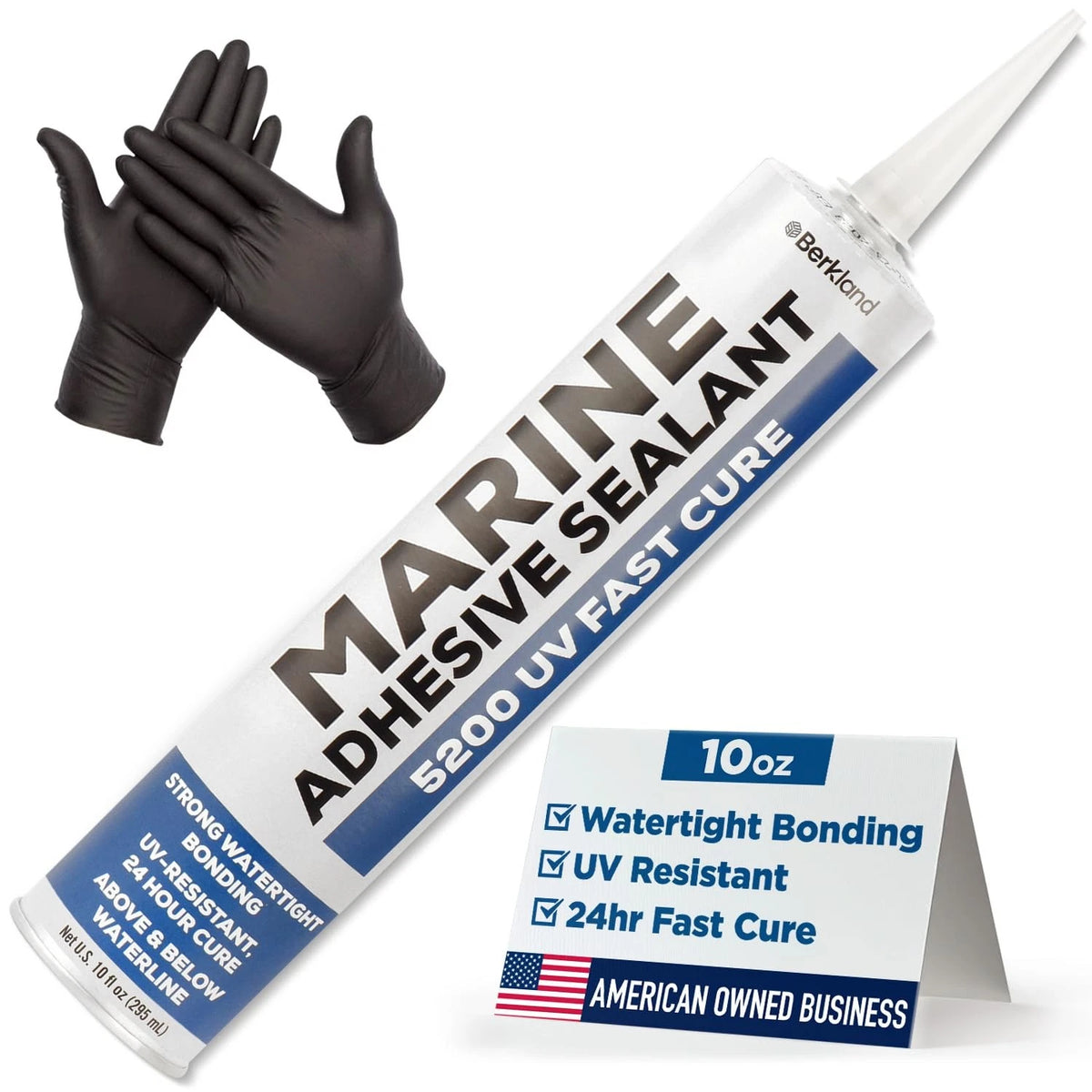 Marine Adhesive Sealant 5200 for Boat (10 oz, White)