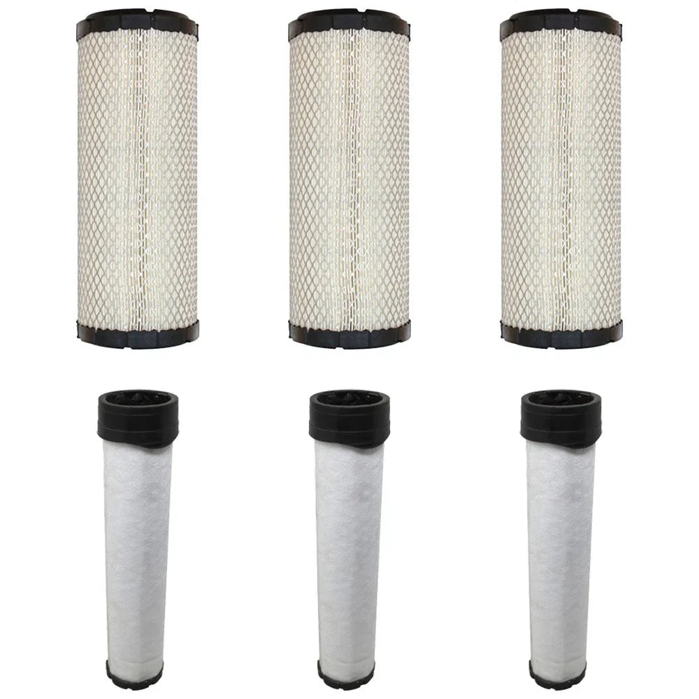 3X Inner Outer Air Filters for Caterpillar 304C 304CR CB214D CB214E