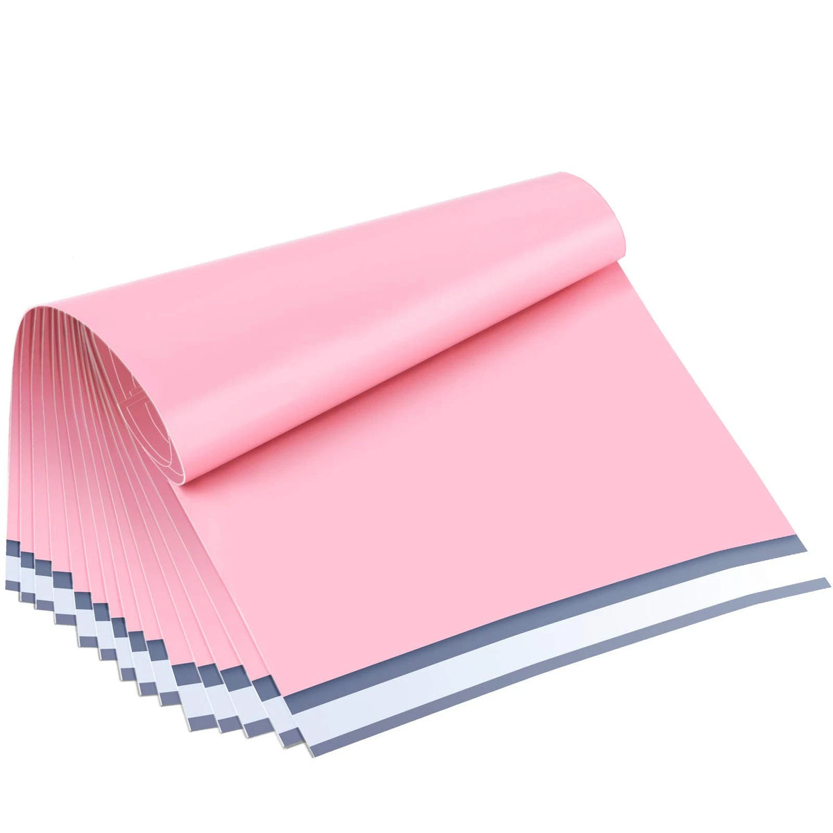 200 Pack Poly Mailers 9x12 Inch Light Pink Shipping Bags