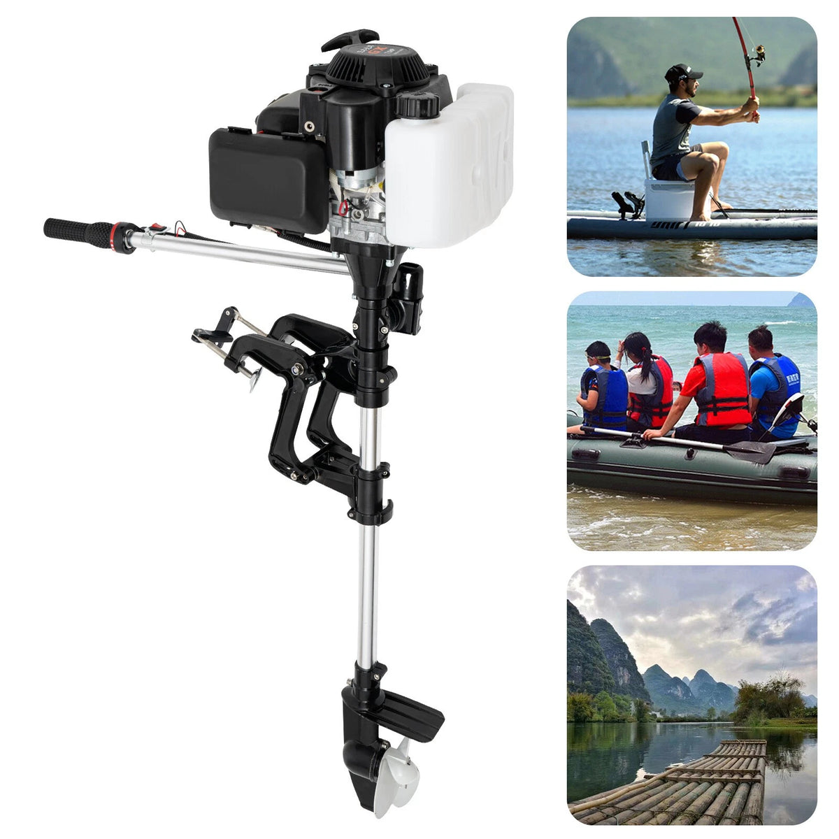 4 Stroke 7.5HP Outboard Motor Engine for Fishing Boat