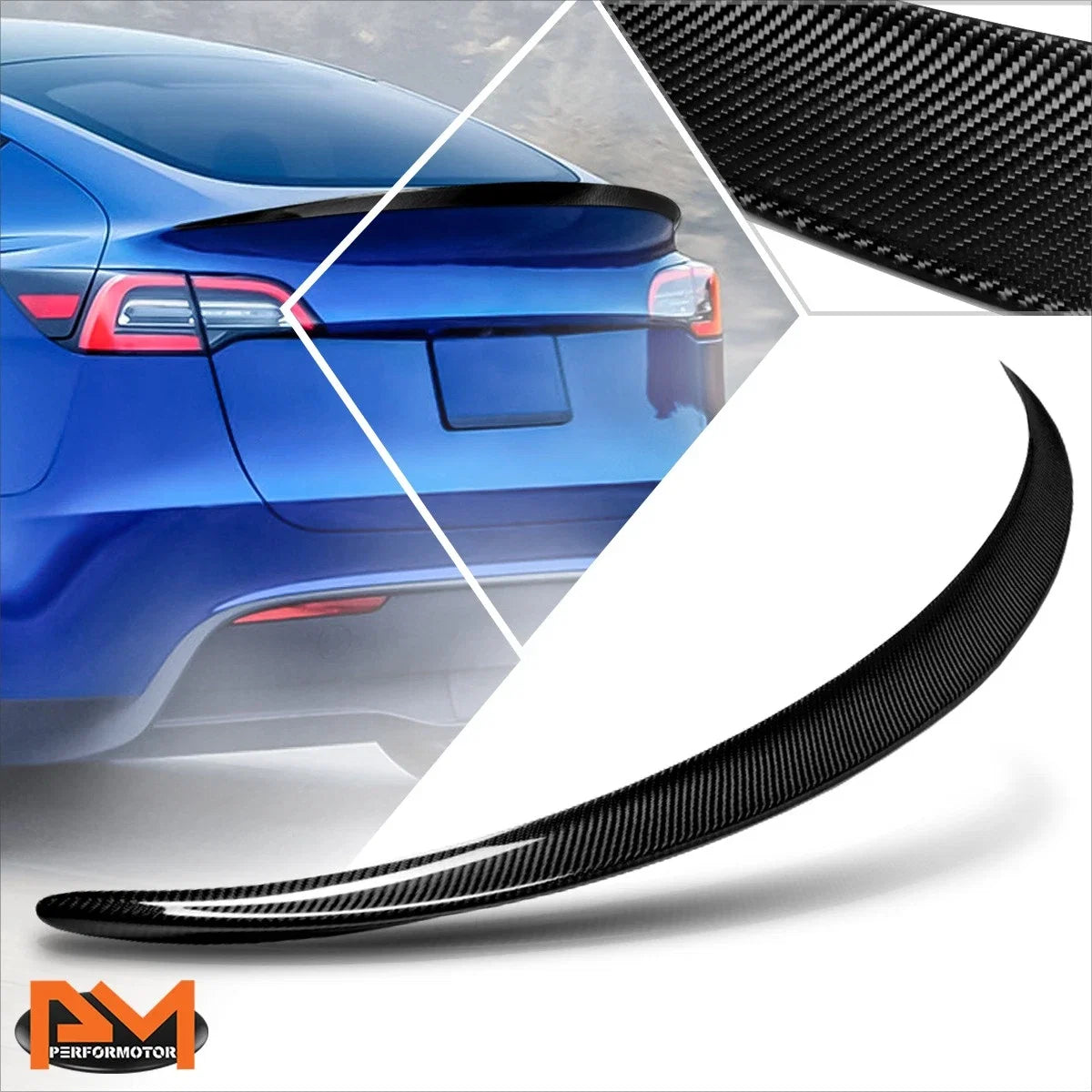 Carbon Fiber Duck Bill Spoiler for Tesla Model Y (2020–2024)
