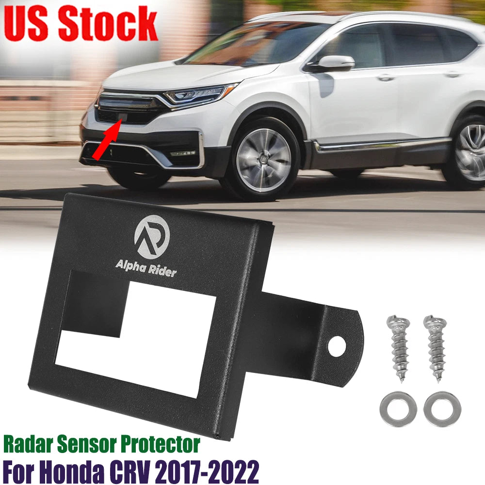 Radar Sensor Protector Cover Kit for Honda CR-V (2017–2022) Black Anti-theft