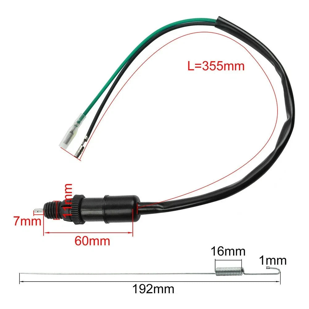 Brake Light Switch Spring Kit for Dirt Bike ATV (Easy to Install)