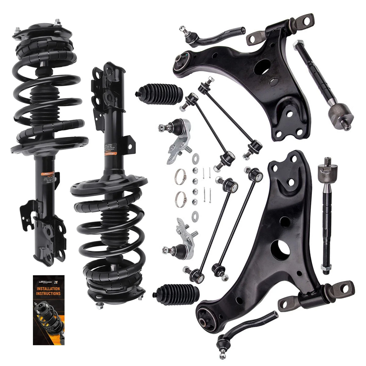 Complete Suspension Kit for Toyota Camry (2007–2011) - Struts, Control Arms