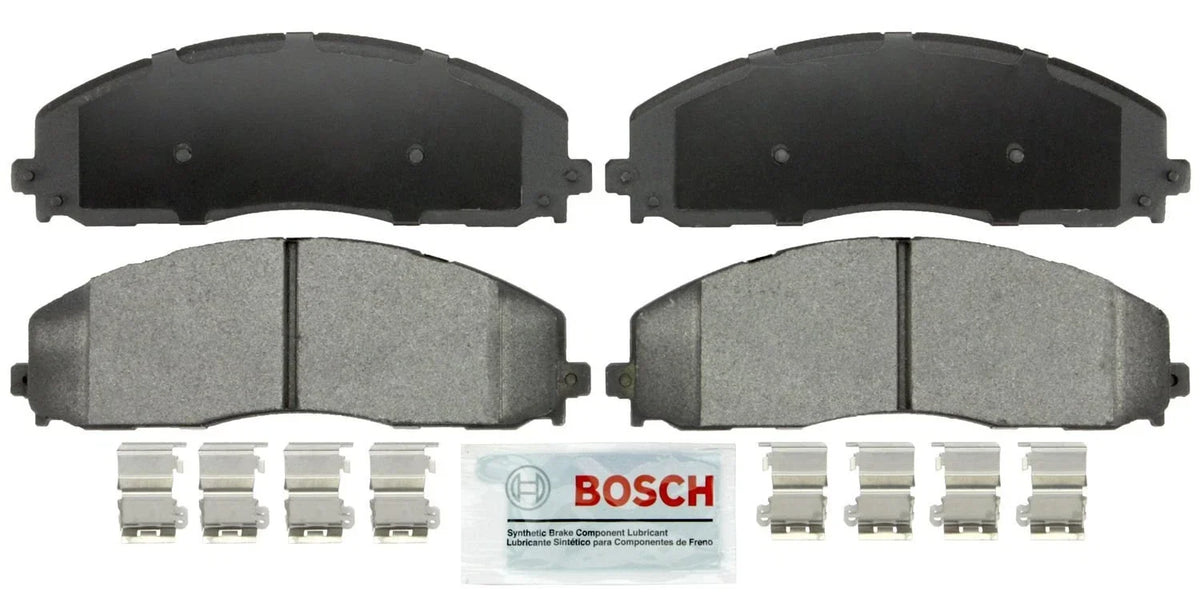 Bosch Front Severe Duty Semi-Metallic Brake Pads w/ Hardware for
