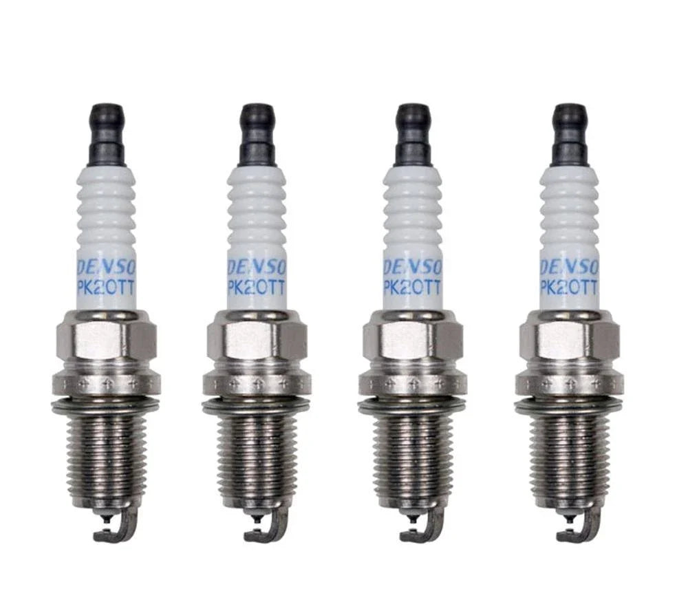 Set of 4 Denso Platinum TT Spark Plugs for Acura Audi BMW Chevy Dodge