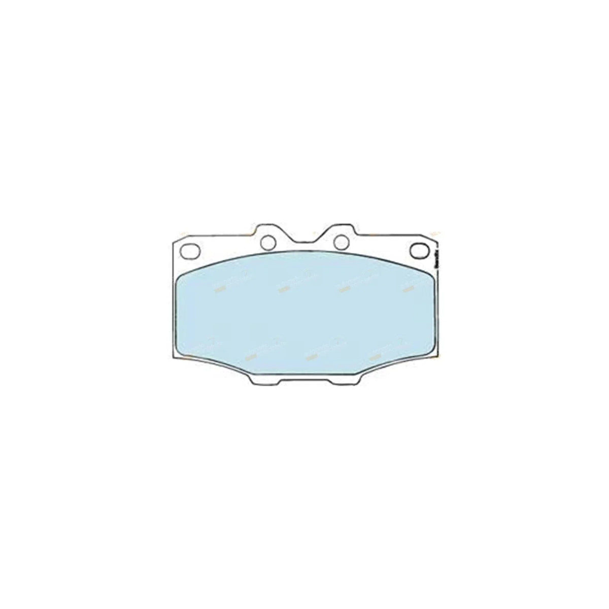 Front Disc Brake Pad Set for Landcruiser Bundera LJ70 RJ70 (1985–1991)