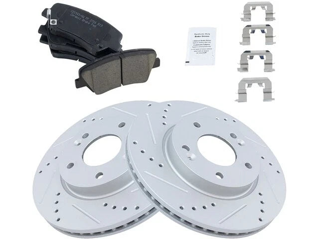 Brake Pad and Rotor Kit for Kia Forte (2014–2016) 39124XNRV