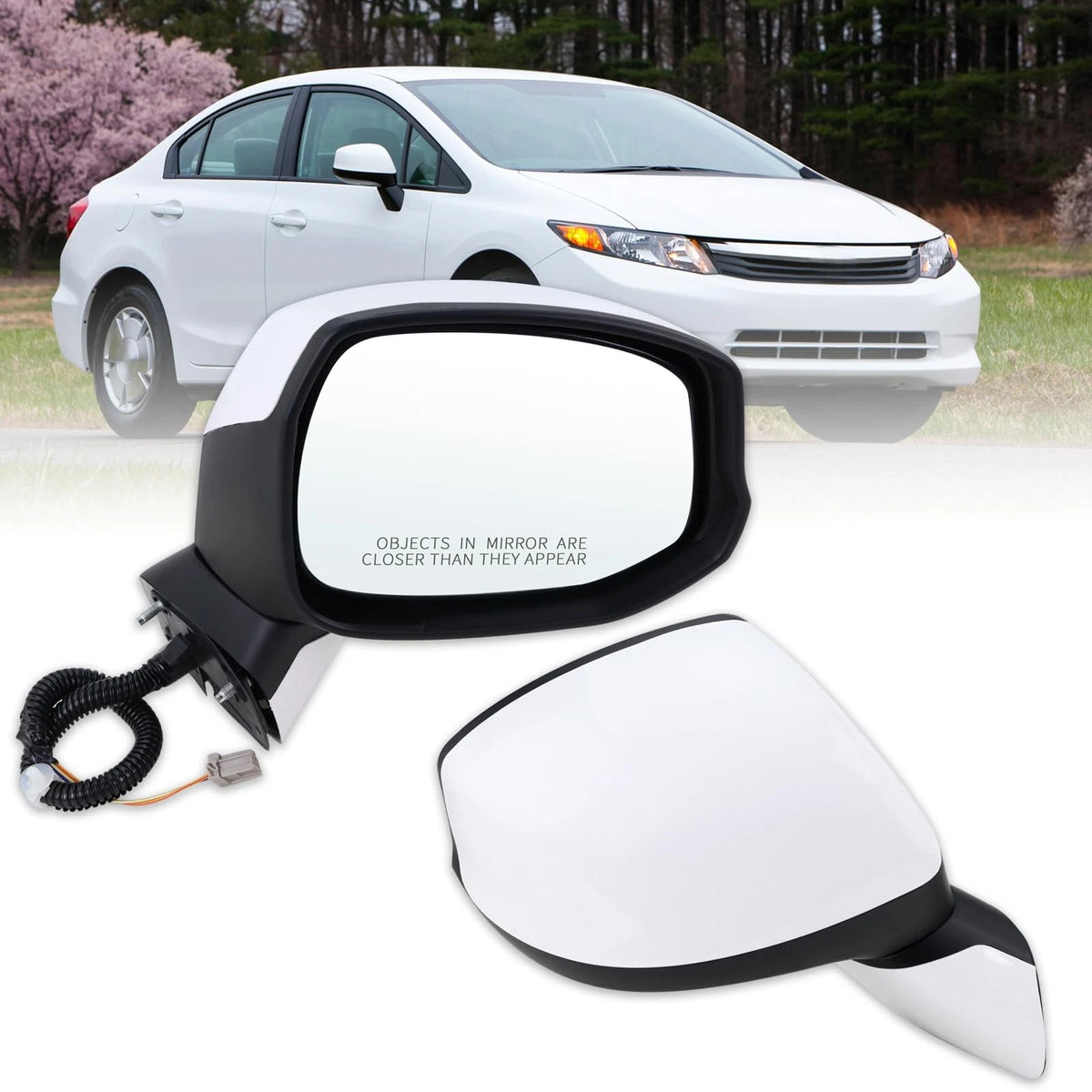 Right Passenger Side Mirror for Lqito (2012–2014)
