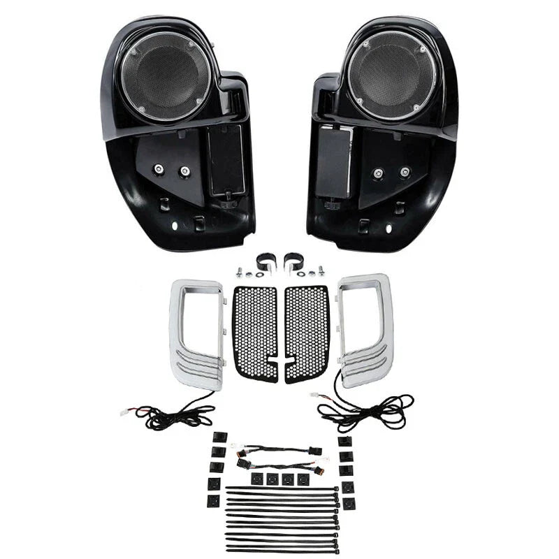 Lower Vented Fairings Speaker Grills for Harley Touring (2014–2024)