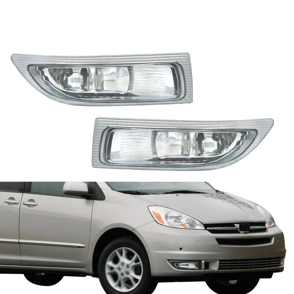 Fog Lights Lamp Pair for Toyota Sienna (2004–2005) BCK92895K, TO2592118