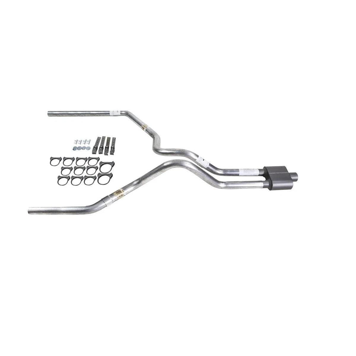 Dual Exhaust Pipe & Muffler for Ram (2002–2003) 2.5" MA 1 Chamber