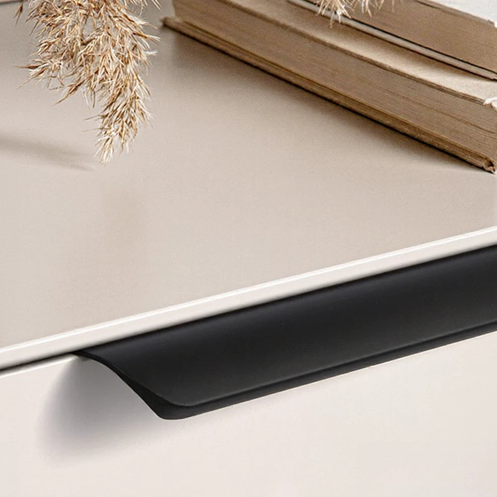 Invisible Handle for Slab Cabinets (Easy Mounting, Aluminum Construction)