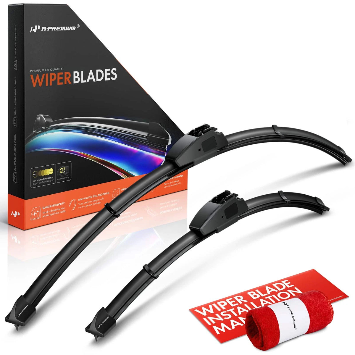 2X Front 26" & 17" Windshield Wiper Blades for Nissan Rogue (2014–2024)