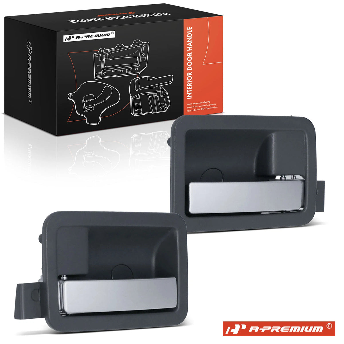 2X Front or Rear Interior Door Handle for Dodge Durango Dakota (2004–2009) - 5JD441DBAD, 81638, 81639