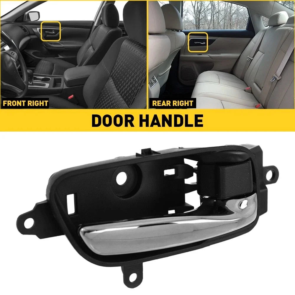 Interior Door Handle for Nissan Altima (2014–2018) Right Side Black