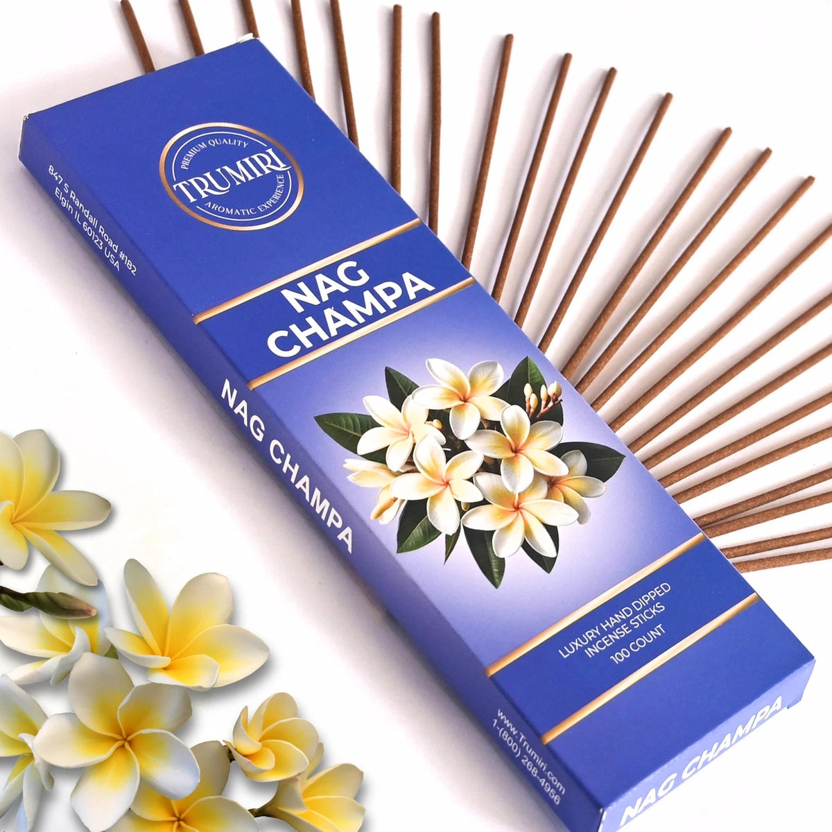 Pack of 100 Nag Champa Incense Sticks - Scented