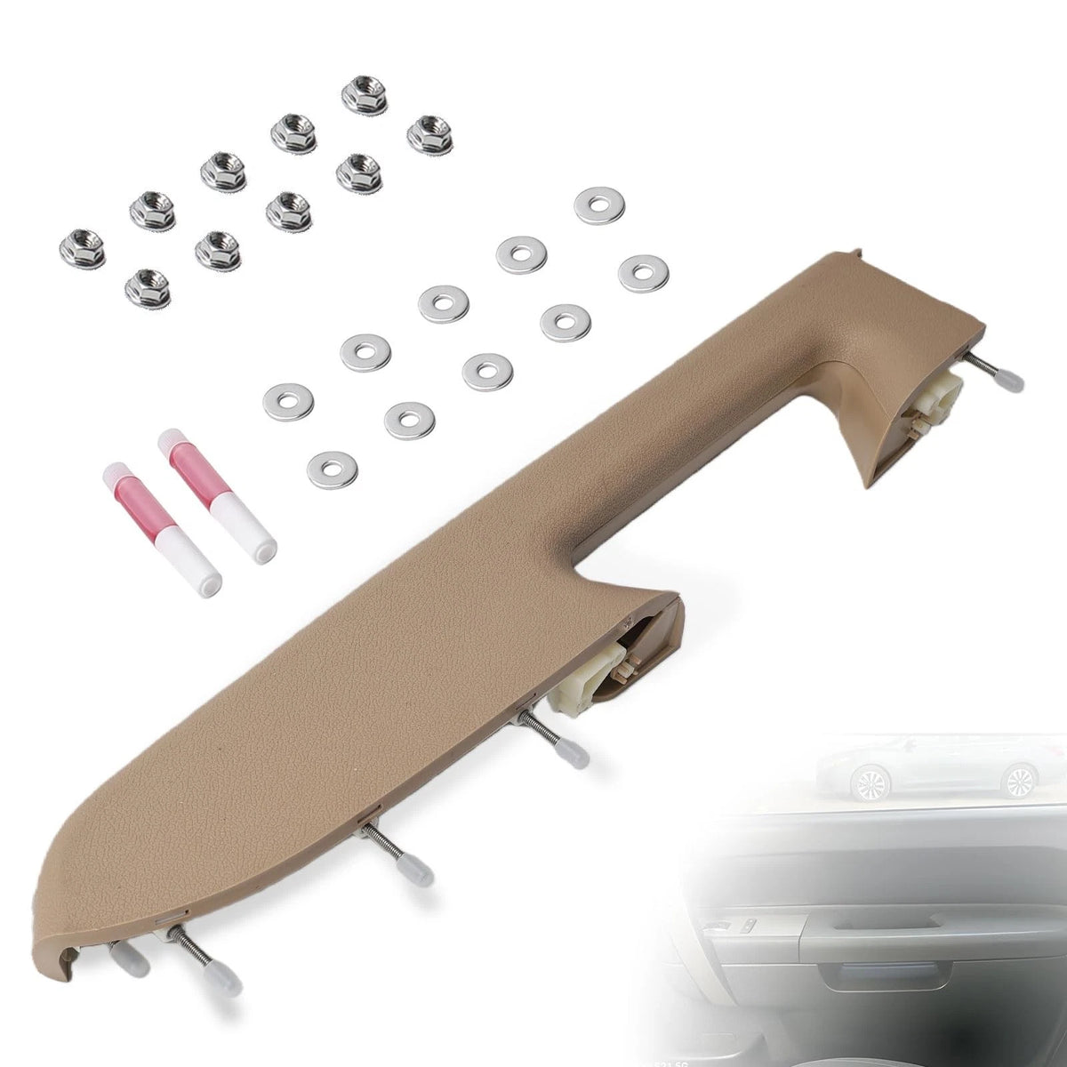 Front Right Armrest Repair Kit for Chevy Silverado GMC Sierra (2010–2014) Beige