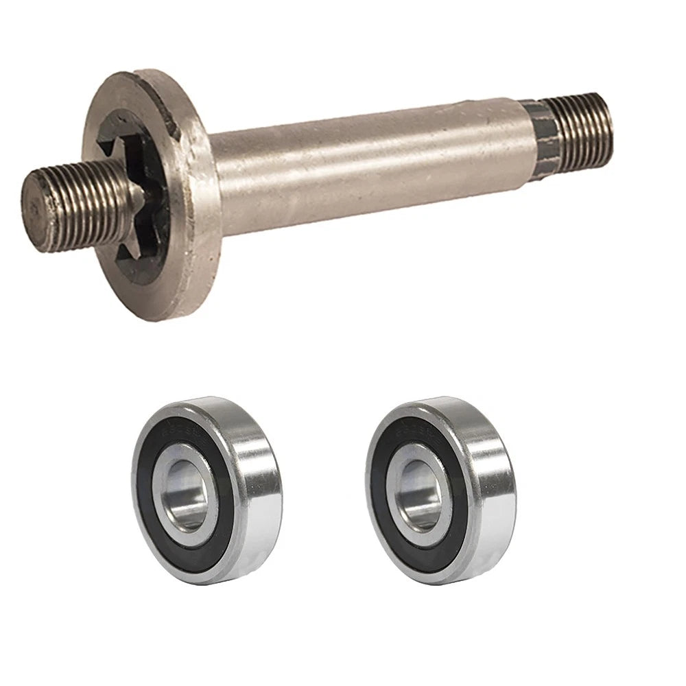 Spindle Shaft with Bearings for MTD 600 & 800 Series (46" Cut Mower Decks)