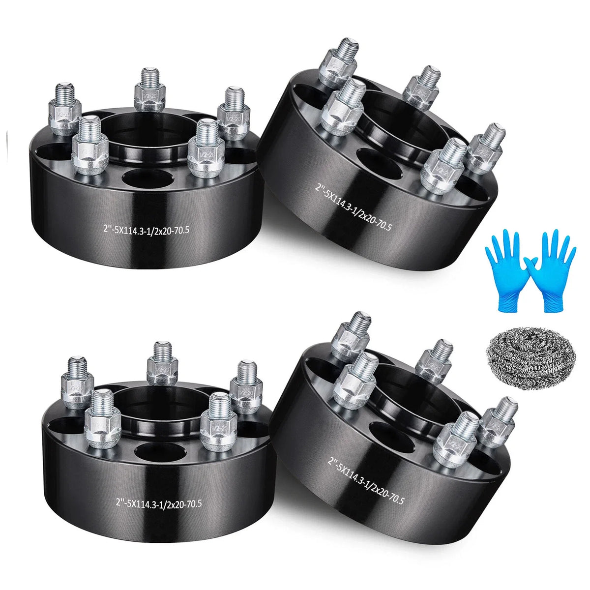 Set of 8 Hub Centric Wheel Spacers for Ford Mustang Ranger Explorer (1994–2023)