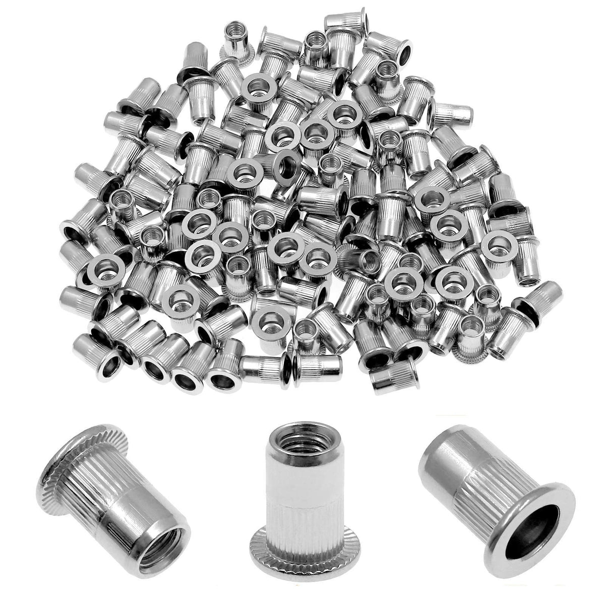 60Pcs M6 Rivet Nuts for Automotive Applications (M6-60Pcs)