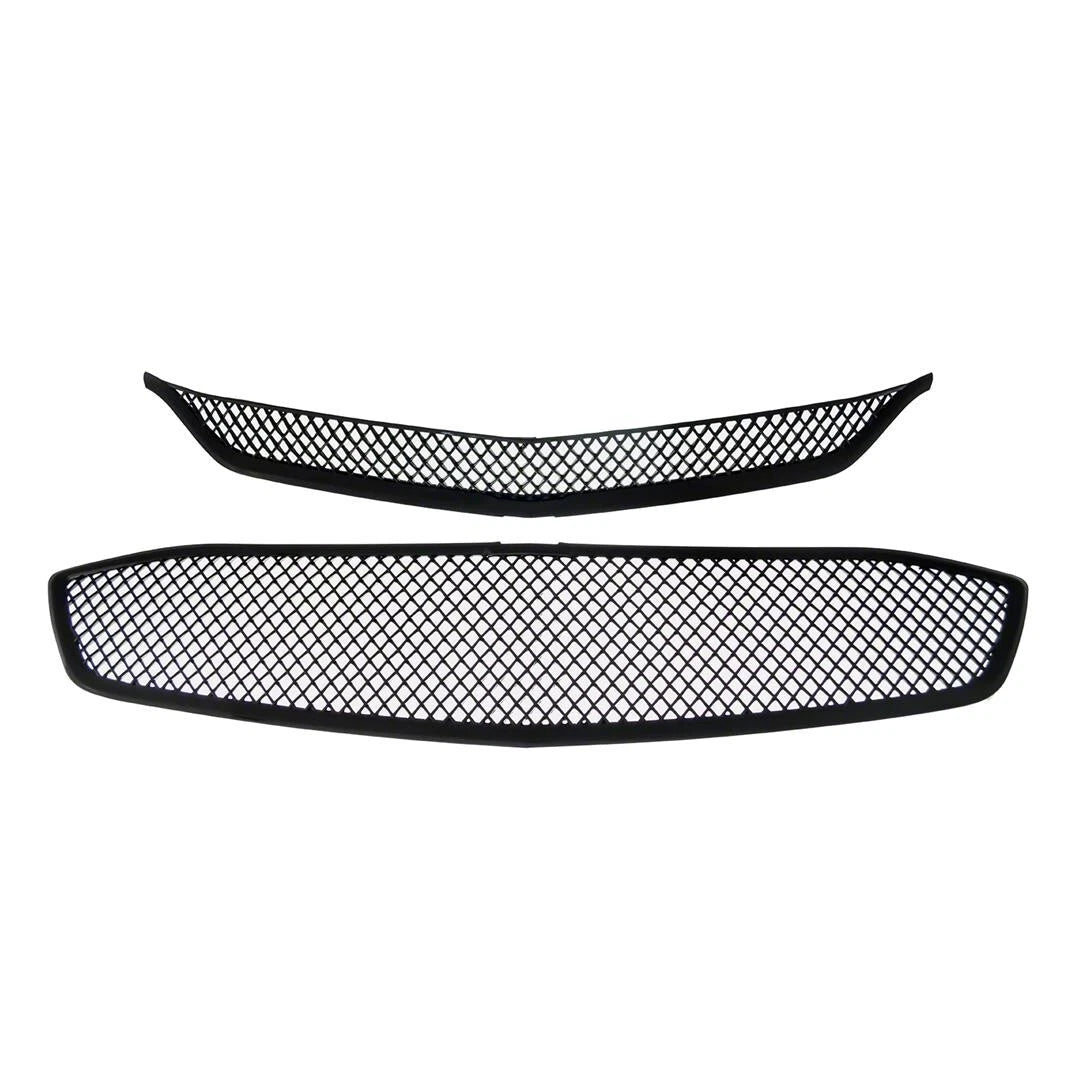 2X Black Grille Insert Overlay for Chevy Malibu (2016–2018) GI457BLK