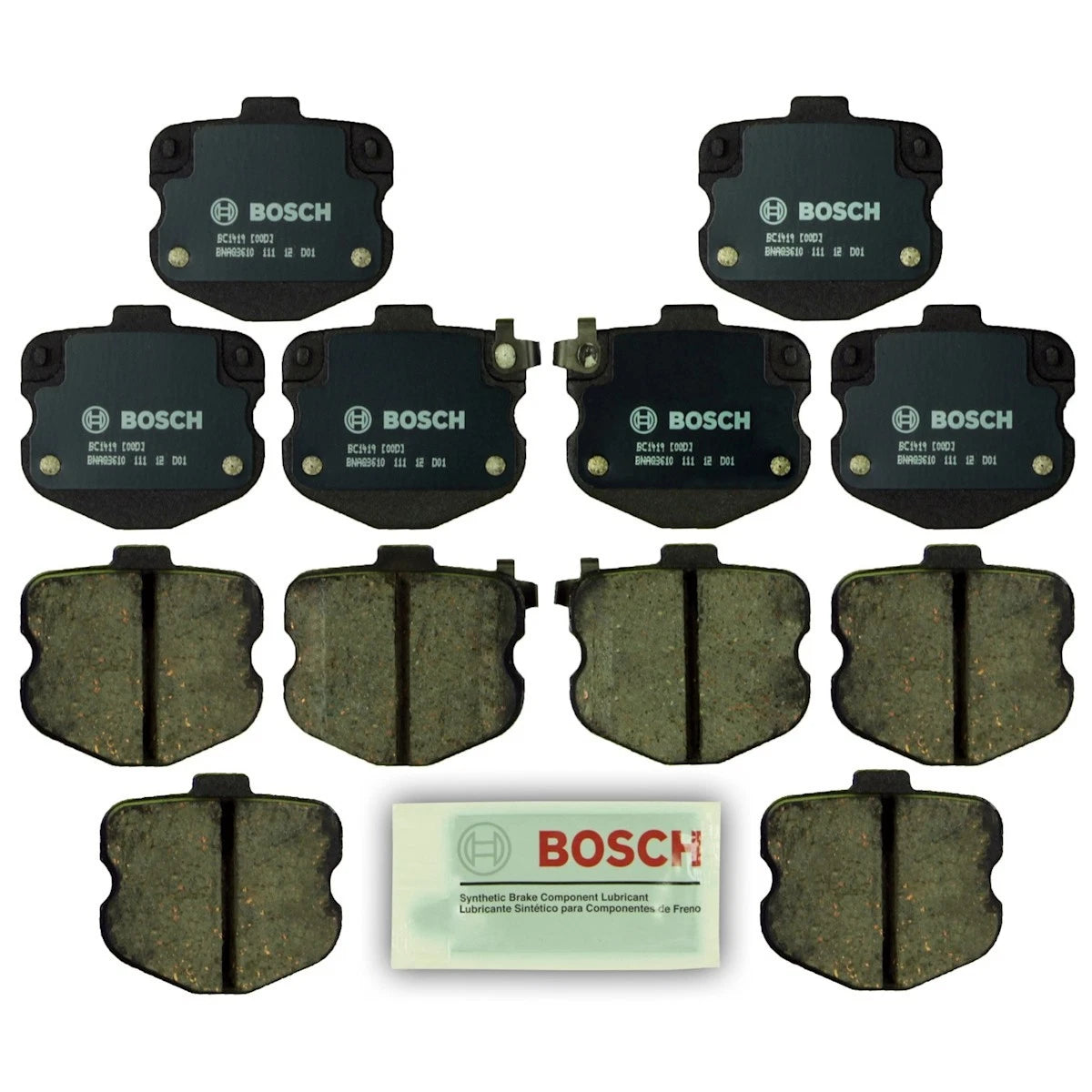 2X BC1419 Brake Pad Set Front for Chevy Corvette (2006–2013)