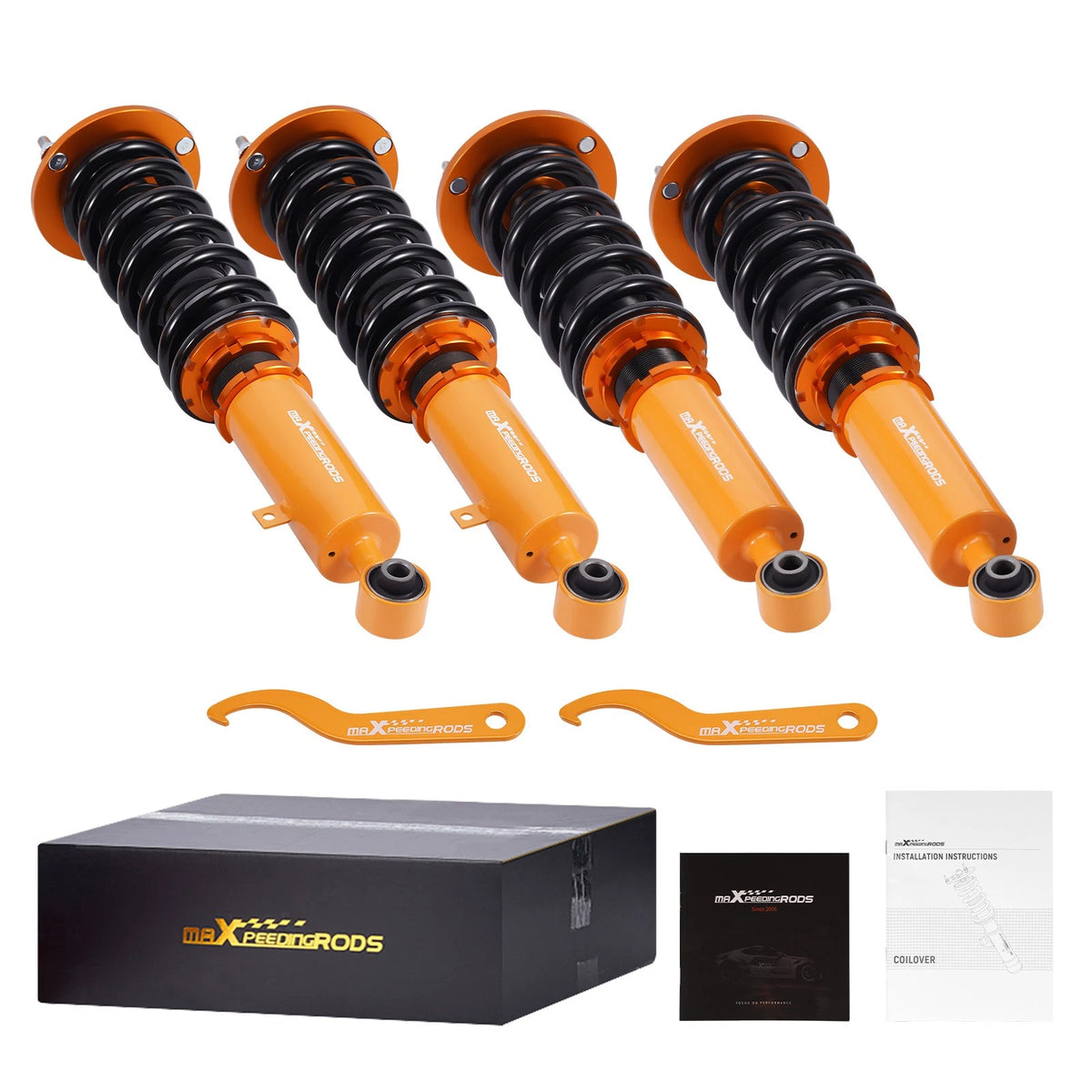 Set of 4 Adjustable Coilovers for Supra MK3 (1987–1992) S0HOF2, MA70