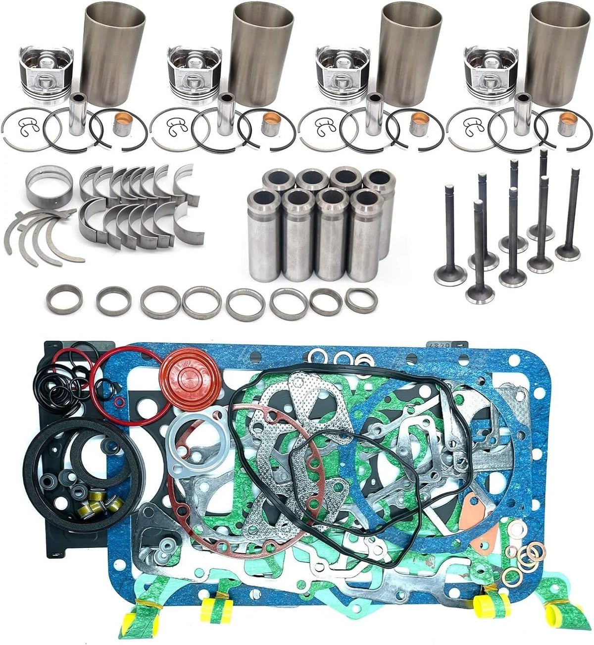 Set of 4BC2 4BC2T Overhaul Rebuild Kit for Iseki SX65 (T6010)