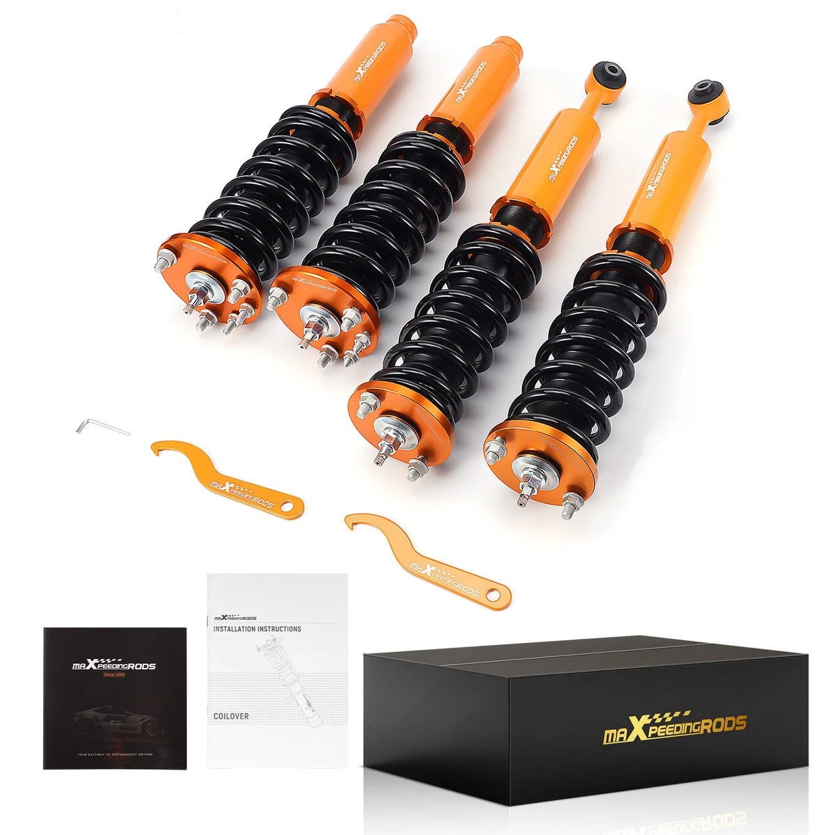 24-Way Adjustable Coilover Struts Damper Kit for Honda Accord (1998–2002) 75VN4K