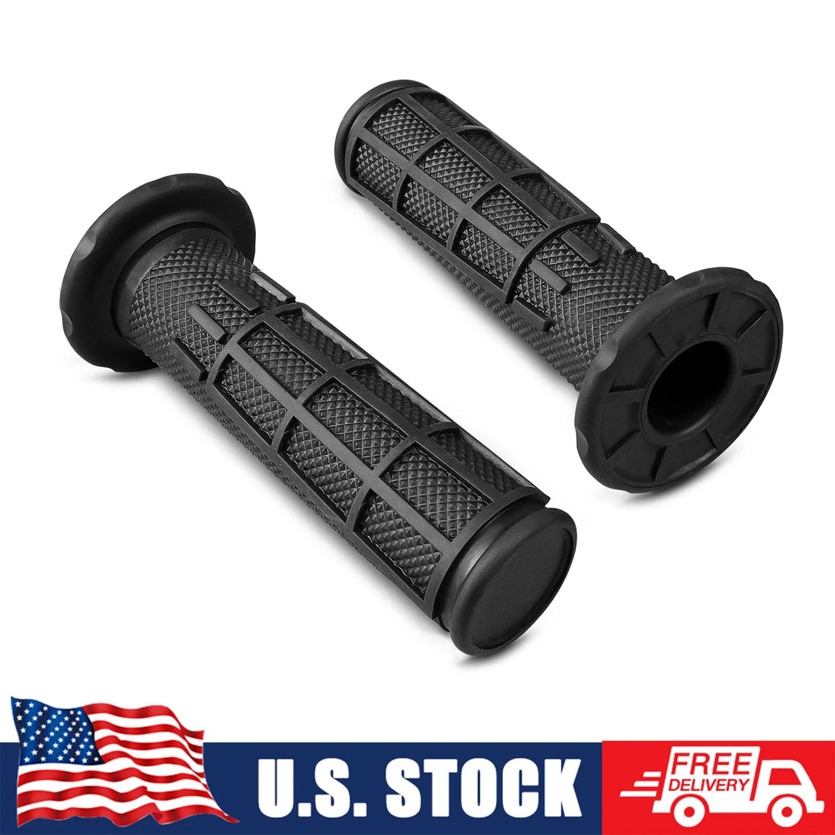 Set of 2 Rubber Hand Grips for Yamaha Banshee 350 Blaster 200 (1997–2006)