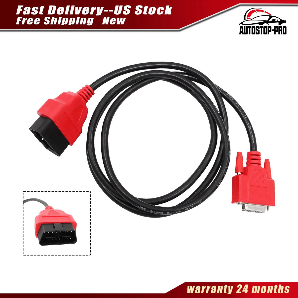 1Pc Scanner Cable EAX0068L00C for Snap-on DA-4 SOLUS EDGE (Fits EESC320)