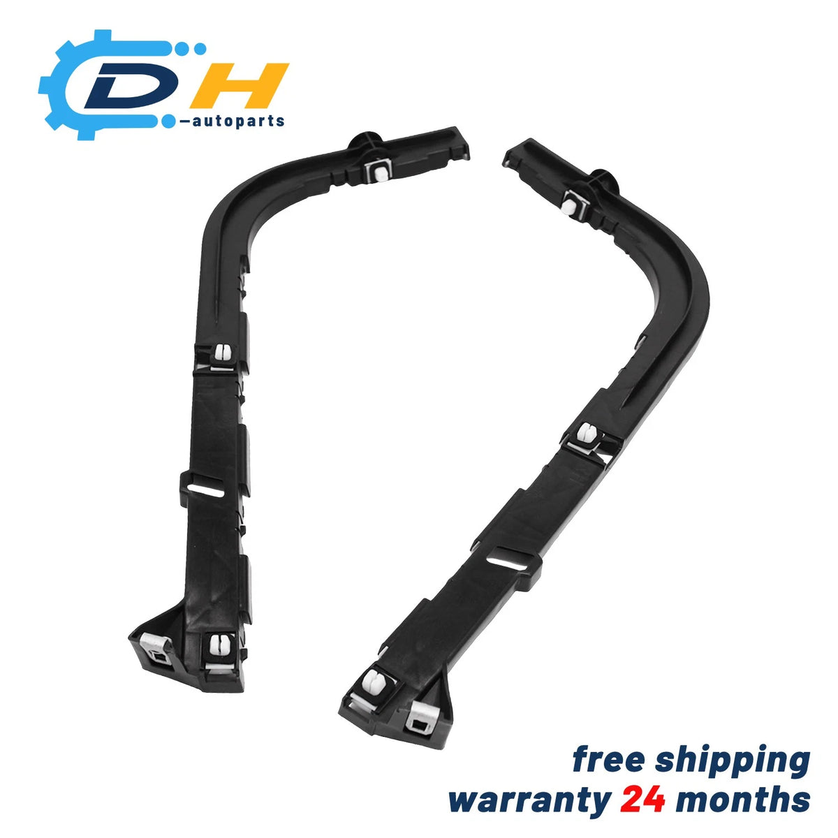 2X Rear Lower Bumper Bracket for Dodge Challenger (2008–2023) 68024340AF, 68024341AF