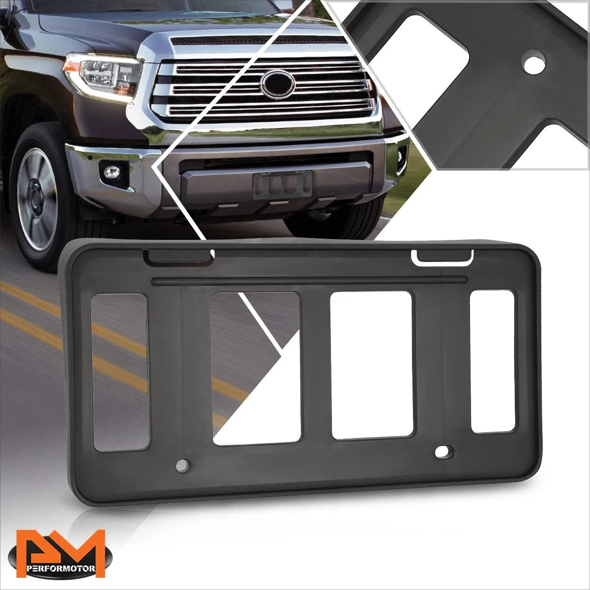 Tow Hook License Plate Mounting Bracket for Toyota Tundra (2014–2018)