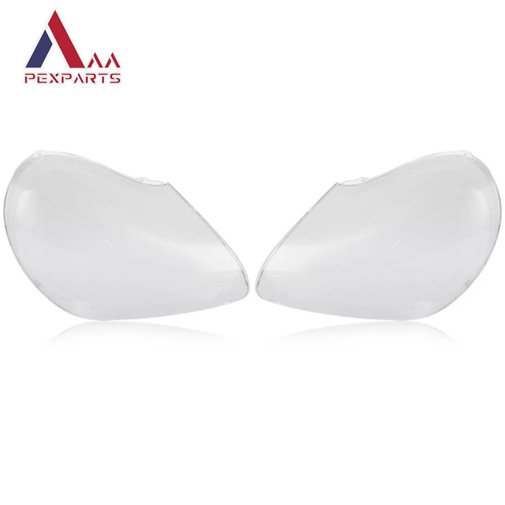 2X Clear Headlight Lens Cover Shell for Porsche Cayenne (2003–2006)
