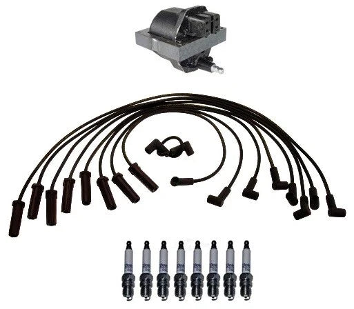 Ignition Wires & Spark Plugs Kit for Chevrolet C2500 G30 Suburban (V8)