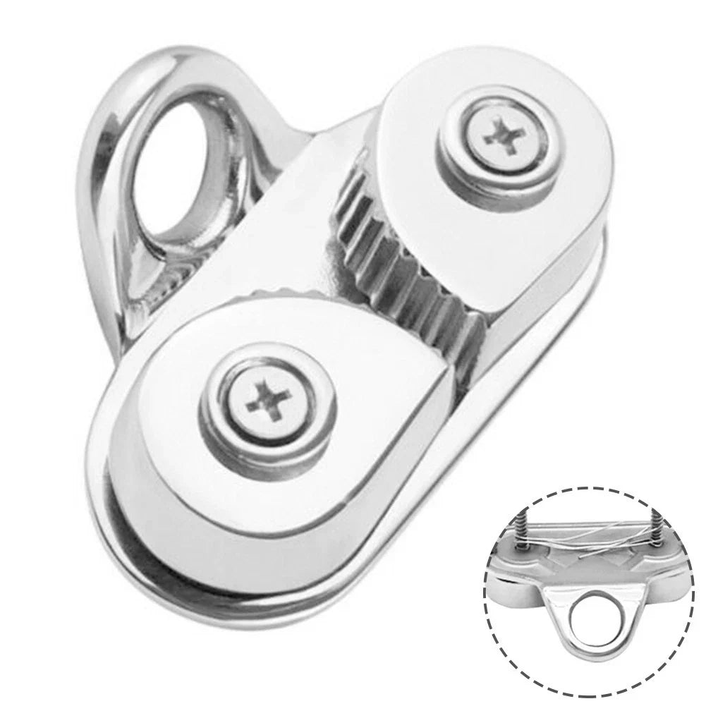 Stainless Steel Cam Cleat Fairlead for Marine Sailing (Kayak Canoe)