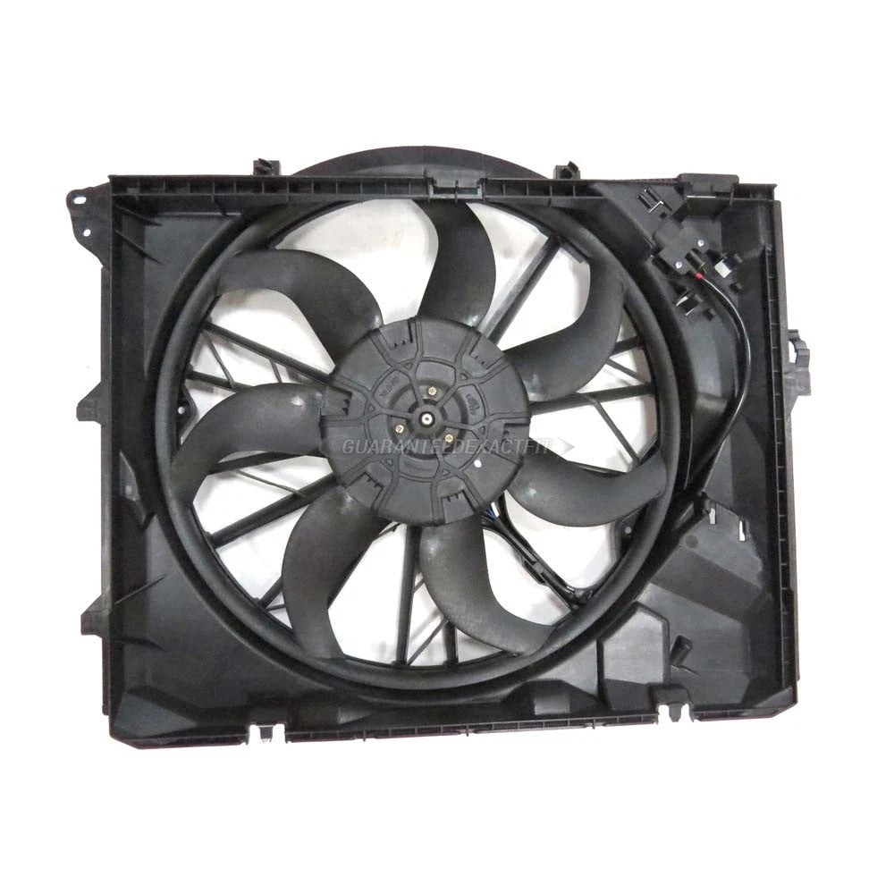 Cooling Fan Assembly for BMW 328i 128i (2007–2013) 19-25198AN, 17427562080