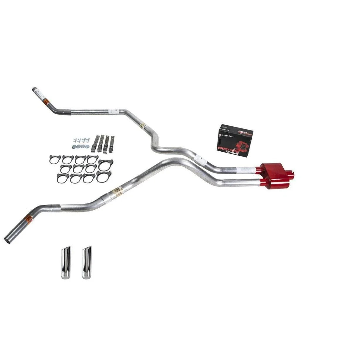 Dual Exhaust MA Pipe for Silverado 1999–2006 Cherry Bomb Extreme RW Tip