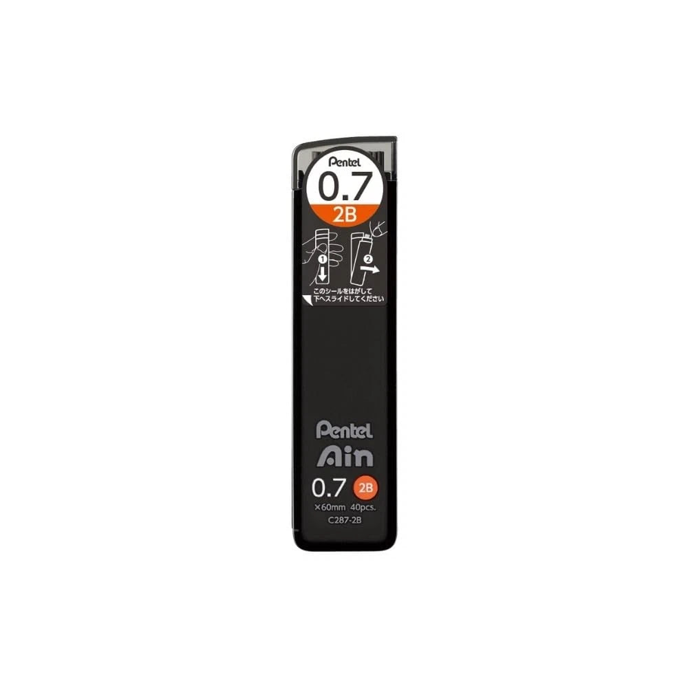 0.7mm 2B Leads Refill for Pentel Ain (Pack of 1)