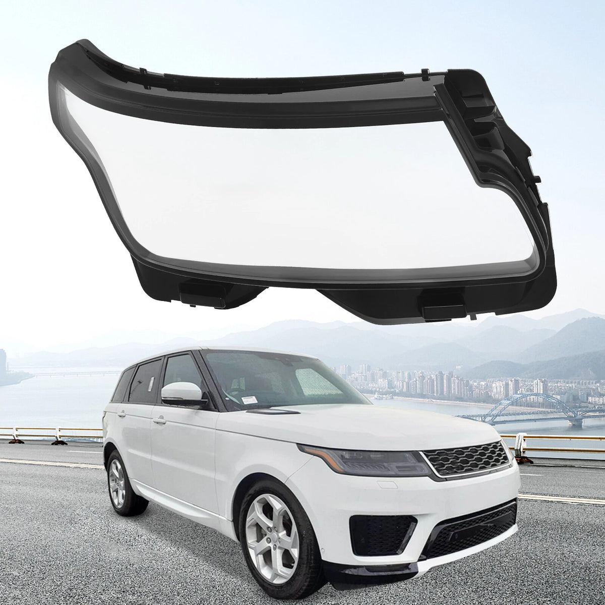 Right Headlight Lens Cover for Land Rover Range Rover (2018–2022)