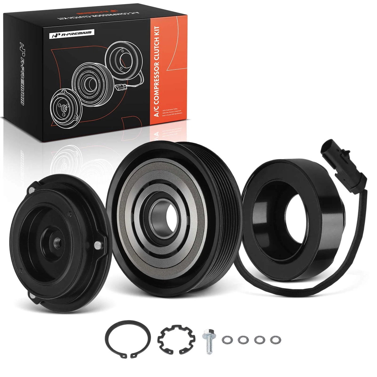 A/C Compressor Clutch Kit for Dodge Ram 1500 2500 3500 (2003–2008)