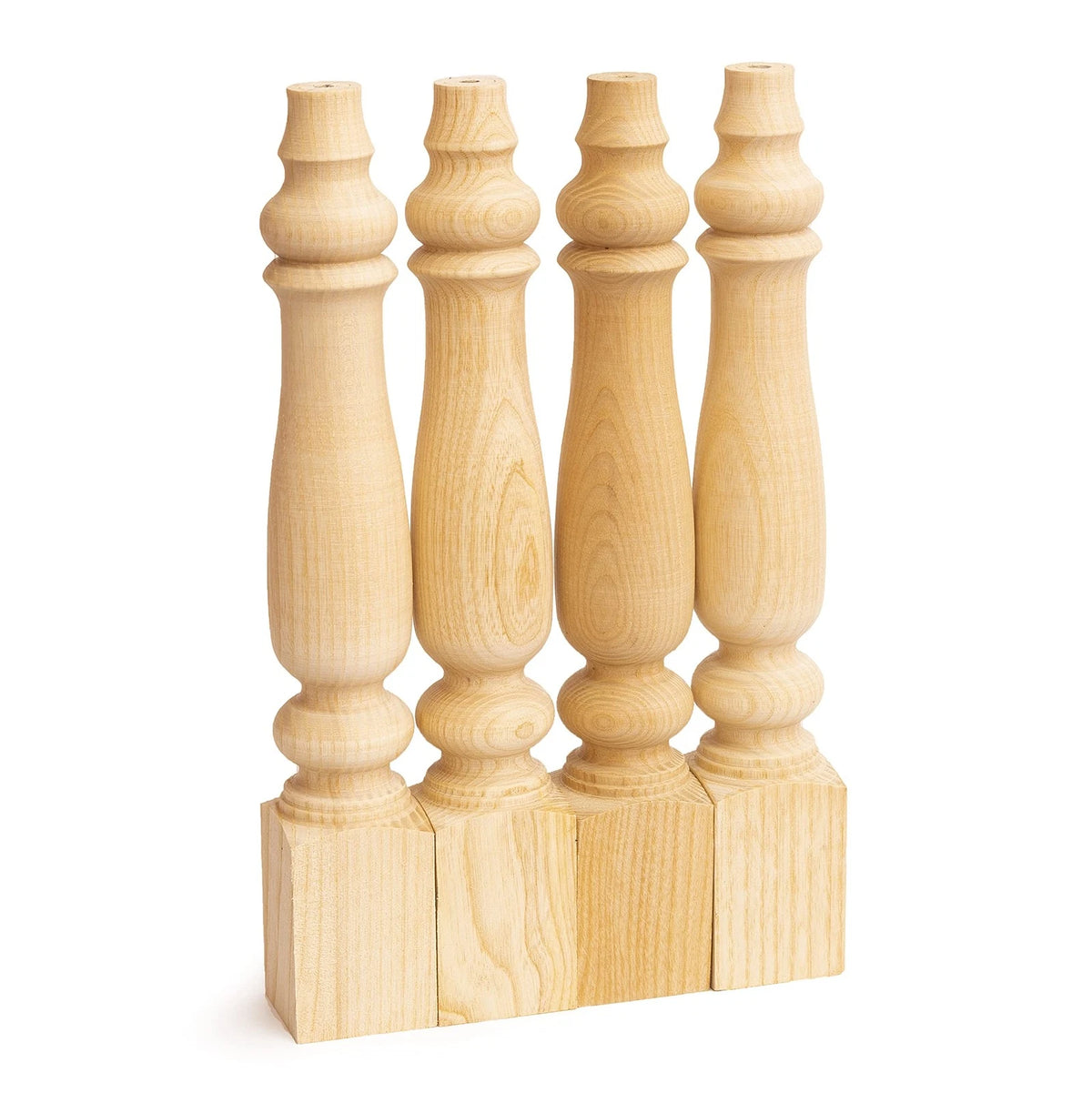 14 Inch Unfinished Farmhouse Bench Legs for Dining Table