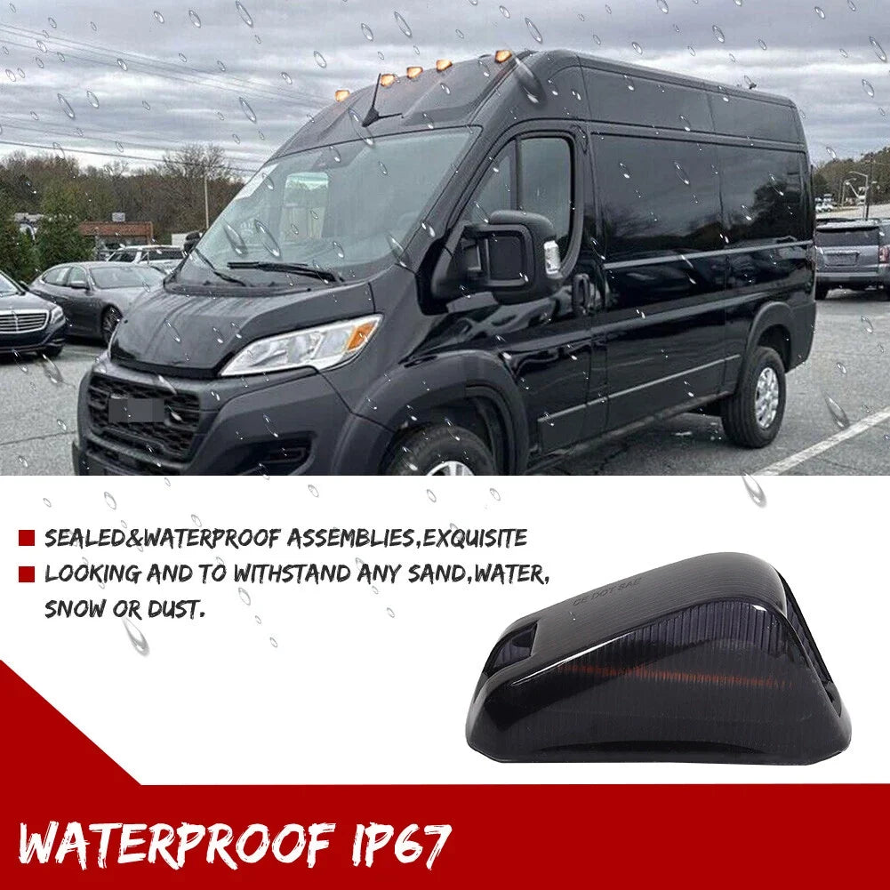 LED Front Roof Cab Amber Clearance Lights for Ram ProMaster 1500 2500 3500 (2014–2023)