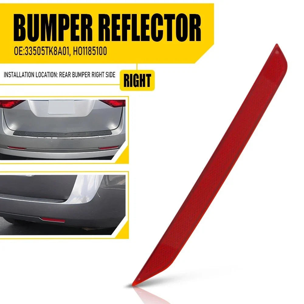 Right Rear Bumper Reflector Light for Honda Odyssey (2011–2017) 33505TK8A01