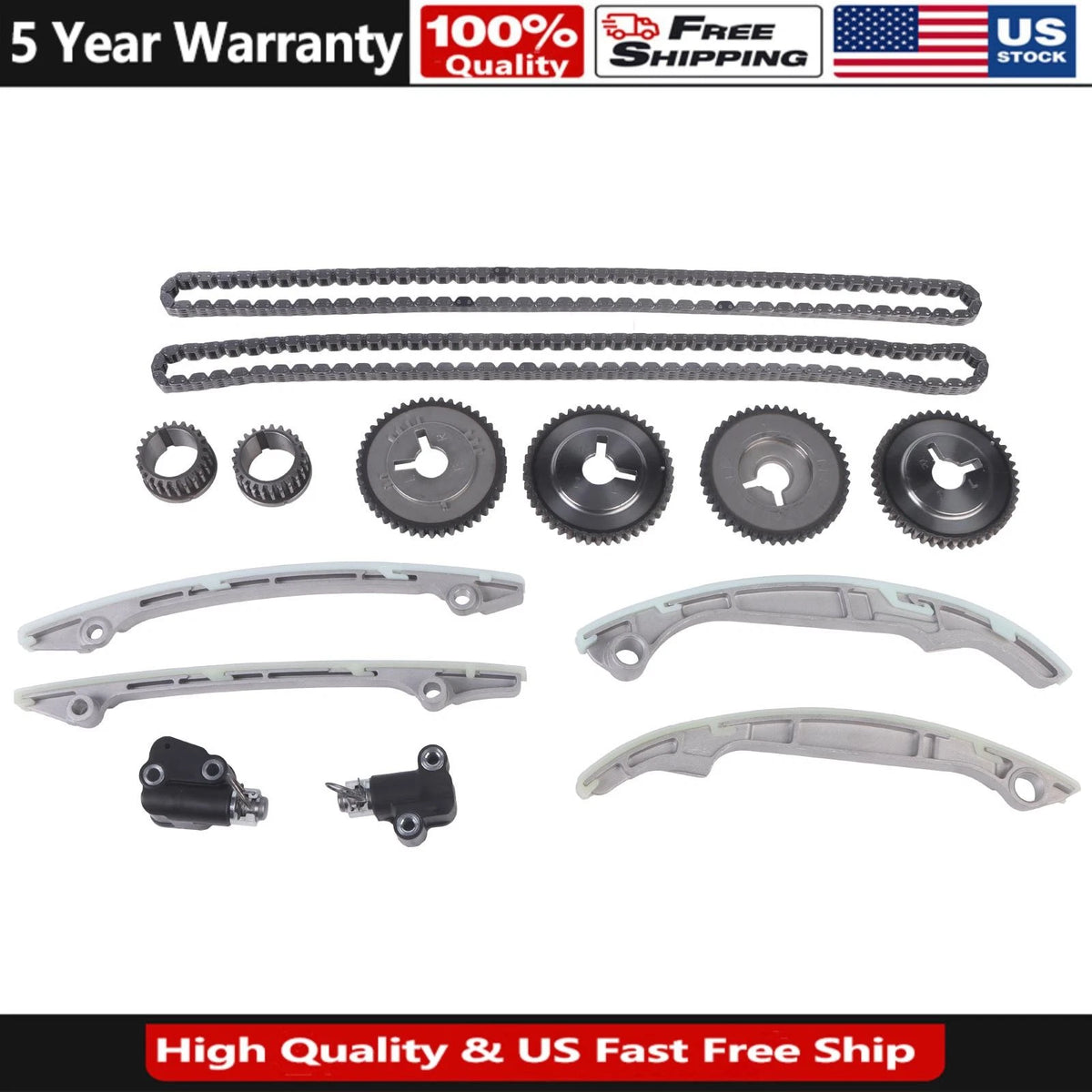 Engine Timing Chain Kit for Nissan Armada Titan Infiniti (2004–2006)