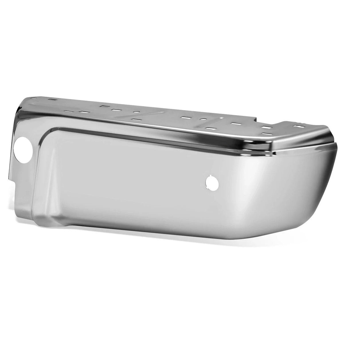 Chrome Rear Bumper End for Ford F-250 SD (2008–2016) w/ Sensor Holes